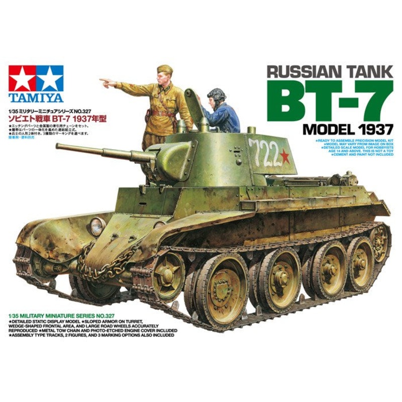 Tamiya 35327 1/35 Russian BT-7 Model 1937