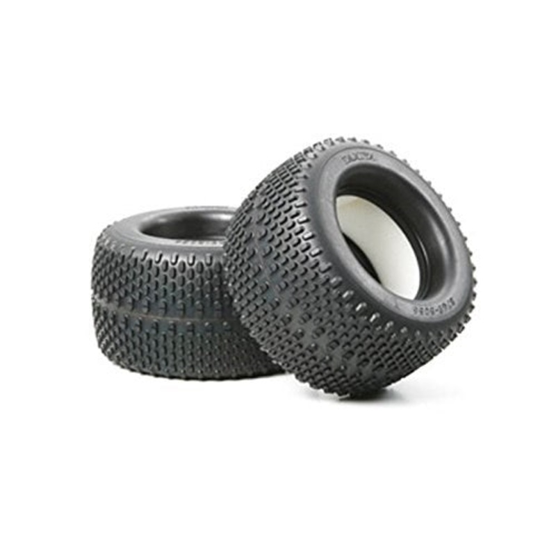 Tamiya 51303 OVAL SPIKE TYRE 150/80 WITH SPONGE *2