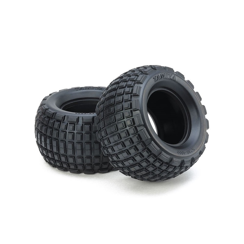 Tamiya 54954 ST Block Rear Bubble Tires (Soft/2pcs.) Hop-Up Options no.1954