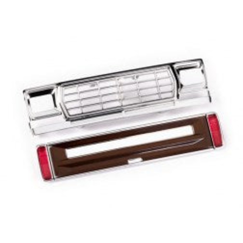 Traxxas 9819-BRWN FRONT GRILLE/TAILGATE PANEL BRWN