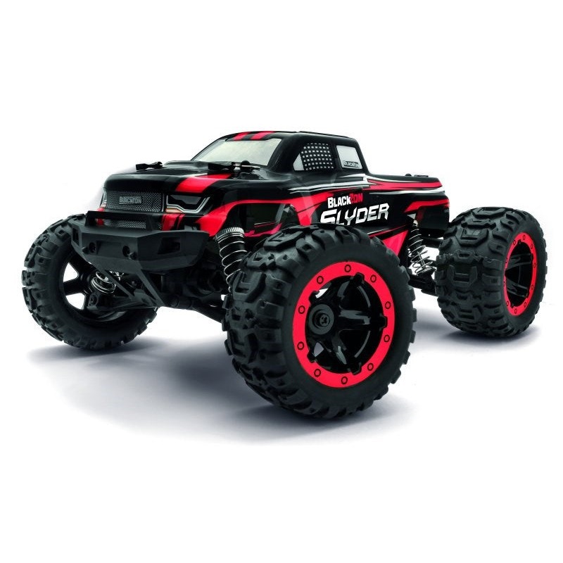 Blackzon 540098 1/16 Slyder 4WD Monster Truck Red with Battery & Charger