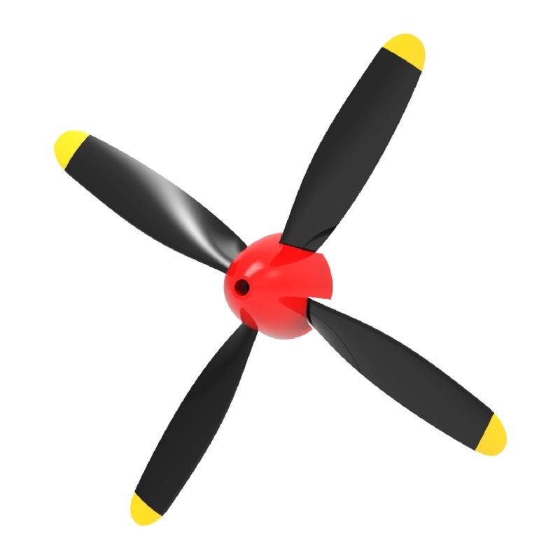 Helios – Replacement 4 Blade Propeller Set (Red Spinner)