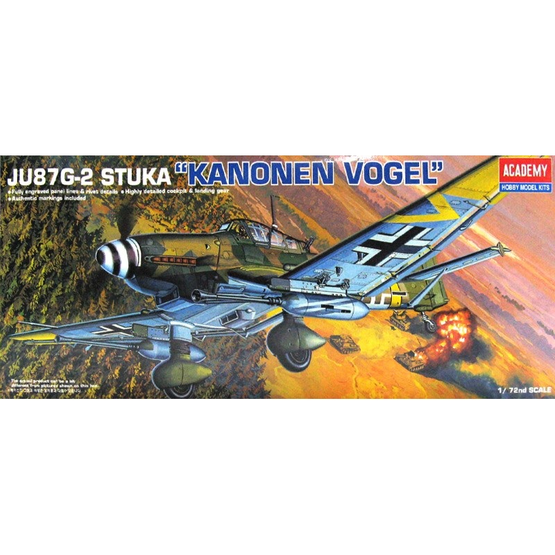 Academy 12404  1/72 JU-87G-2 Stuka Cannon Vogel