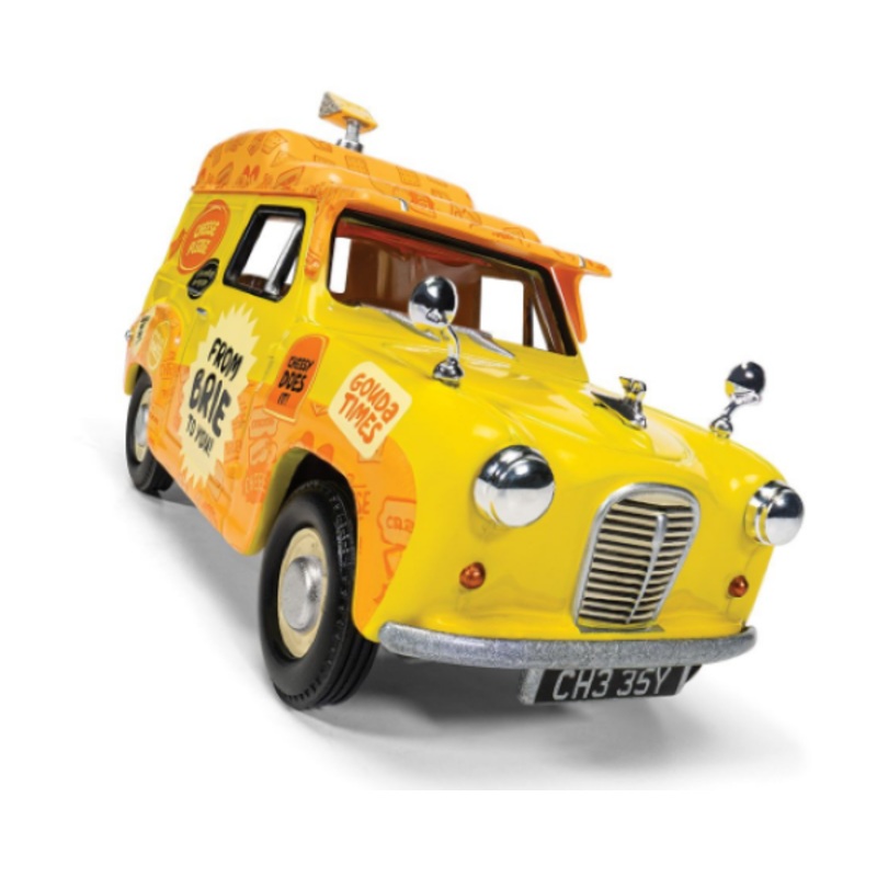 Corgi CC80506 Corgi 1/43 Wallace & Gromit Austin A35 Van – Cheese Please! Delivery Van