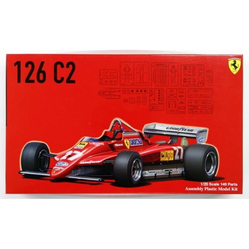Fujimi 091945 1/20 Ferrari 126C2 F1 Car 1982