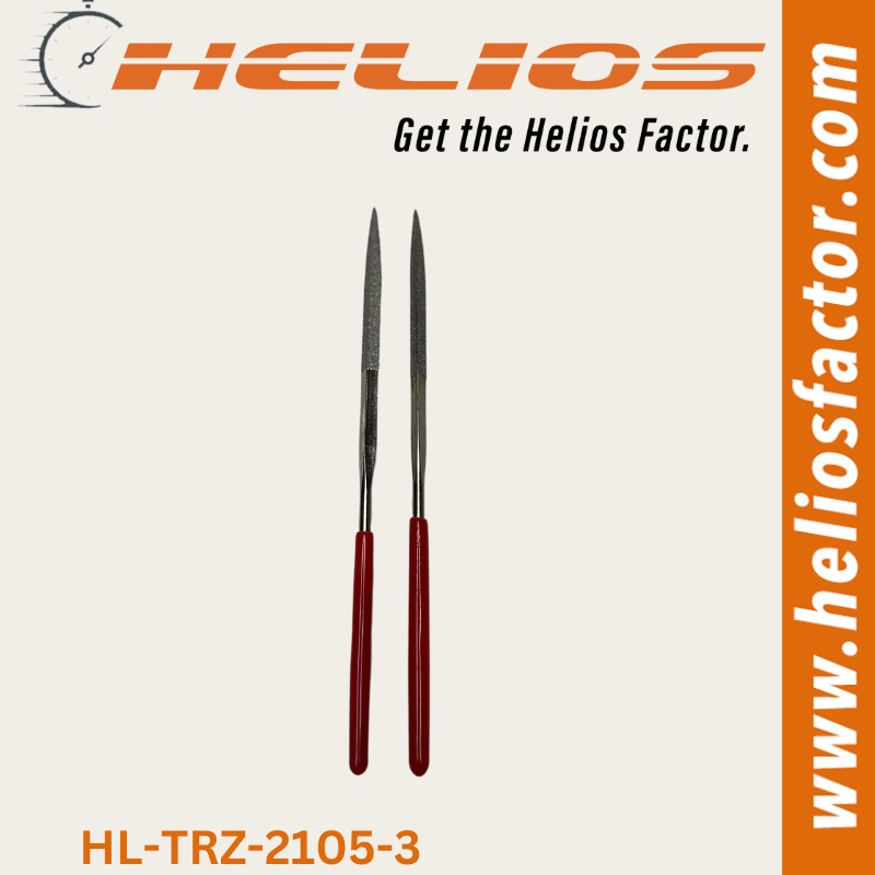 Helios – 2x Diamond Needle File Set (2x Triangle)