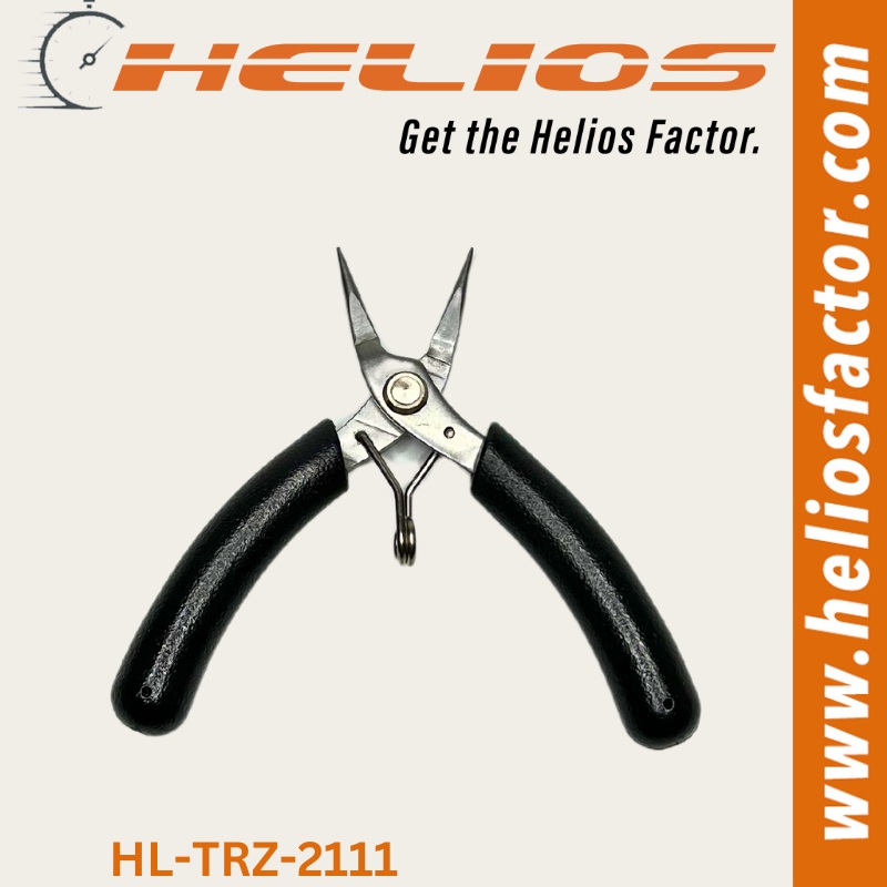 Helios – Small Spring Loaded Round Nose Pliers – 89mm