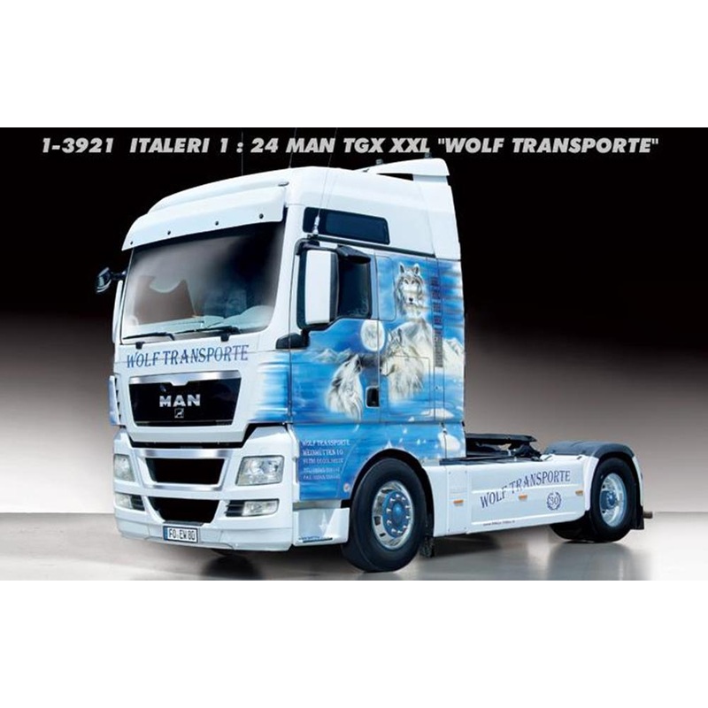 Italeri 3921  1/24 MAN TGX L WOLFE Tr