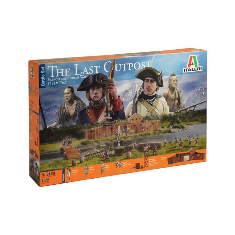 Italeri 6180  1/72 French & Indian War The Last Outpost