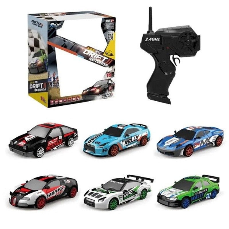 1/24th Drift  RC Car – Ready to Run – Controller and Battery – 2.4GHz