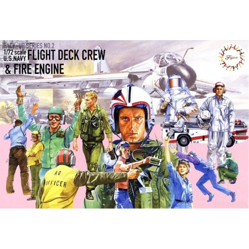 Fujimi 723464 1/72 USN Flight Deck Crew
