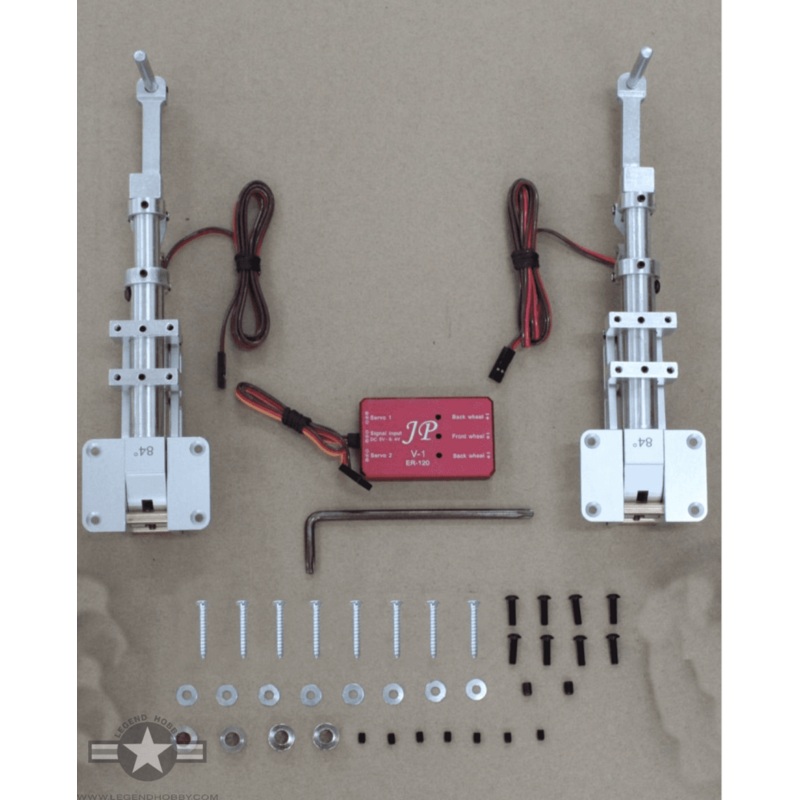 Seagull Models ER-120.276 Optional box of ER-120 84 Retracts for North American P-51D Mustang56.3 wingspan 10cc