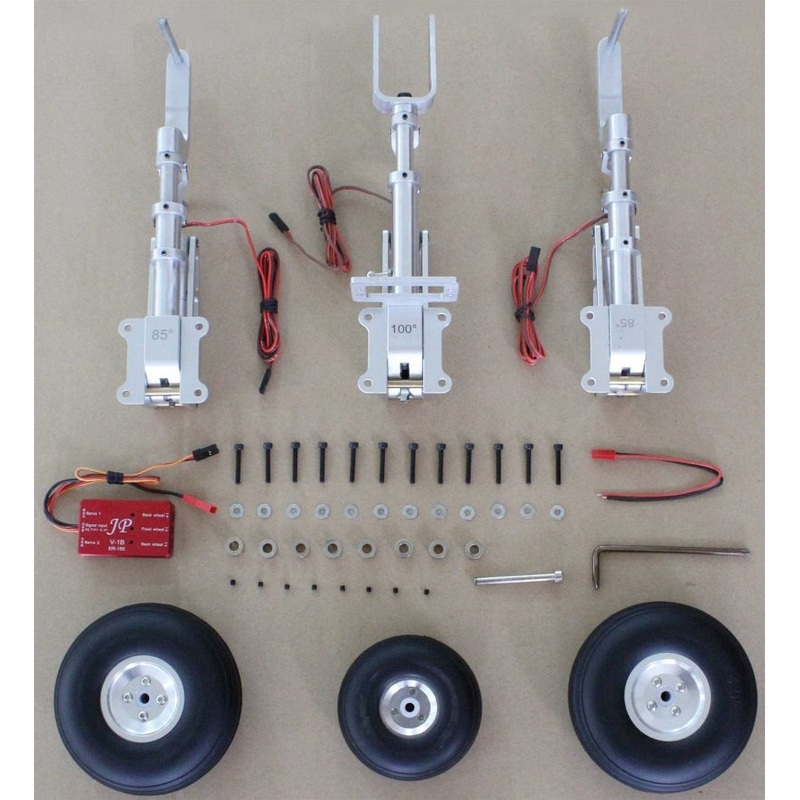 Seagull Models ER-150.377 Box of 3pcs Main ER-150 85 Retracts and nose ER-150 100 Retract For Embraer EMB-312 Tucano T-27