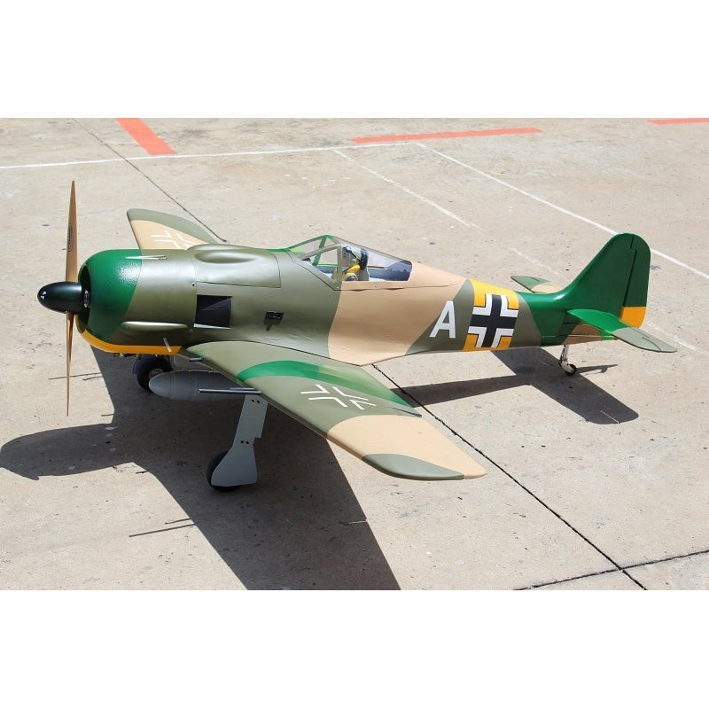 Seagull Models SEA257N Focke-wulf FW 190 80 wingspan 55cc PU rubber wheels Matte (without ER-150 85 Retracts)
