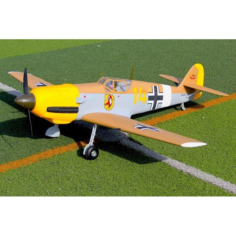 Seagull Models SEA278N Messerschmitt Bf 109E-4 Trop 63.9 wingspan 20cc PU rubber wheel 3.5 Matte finish without Retracts landing gear new color