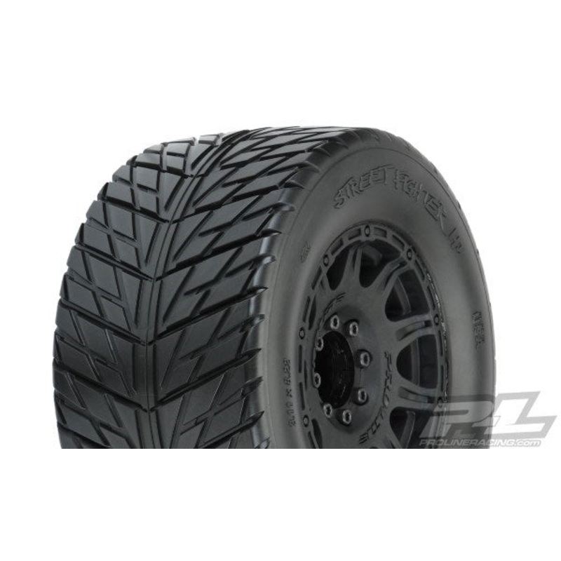 Pro-Line PRO1016710 Street Fighter HP 3.8 BELTED Tires MTD Raid Wheels