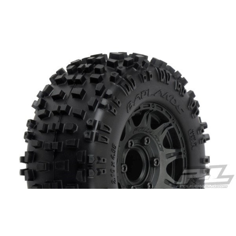 Pro-Line PRO117310 Badlands 2.8 MTD Raid Black 6×30 F/R