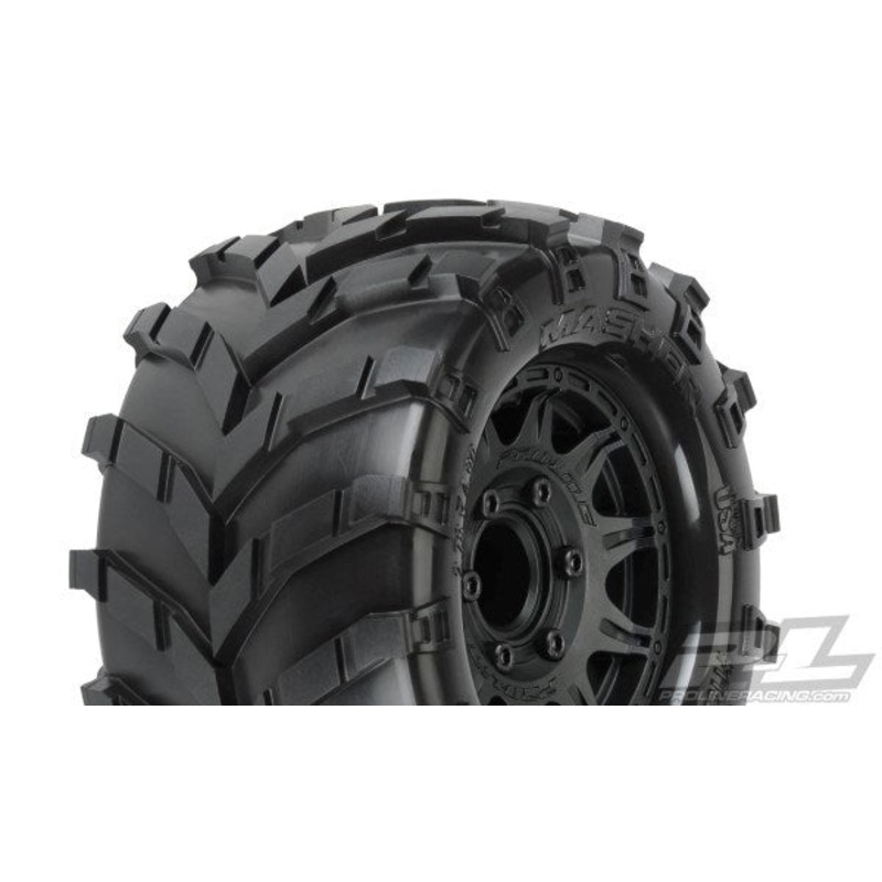 Pro-Line PRO119210 Masher 2.8 MTD Raid Black 6×30 F/R