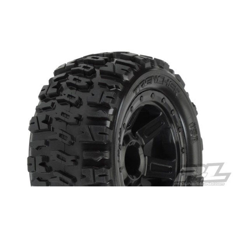 Pro-Line PRO119411 1/16 Trencher 2.2 M2 Tire Mnt Desperado Whl:ERevo