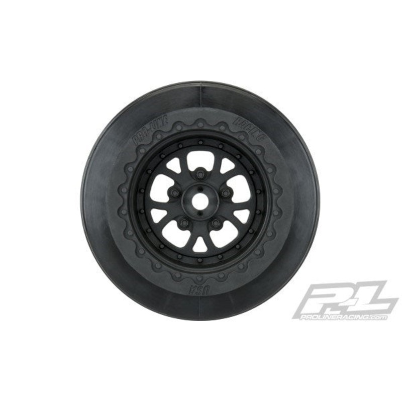 Pro-Line PRO277603 Pomona Drag Spec 2.2/3.0 Blk Slash 2wd Rr/4×4 F/R