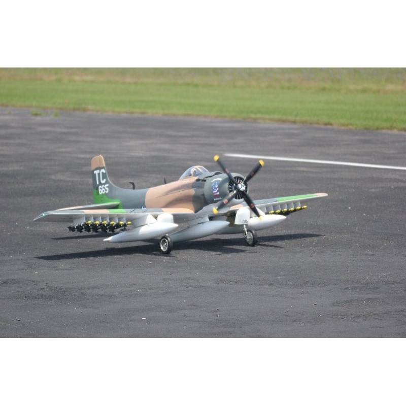 Seagull Models SEA348camo 86 SKYRAIDER A-1 35-60cc Camo Matte Finish without Retracts