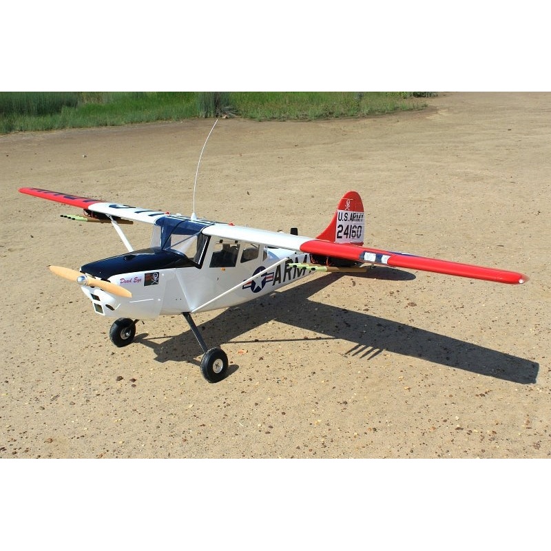 Seagull Models SEA385 Giant Scale Cessna Bird Dog DeadEye 122 Inch ARF 70-125cc