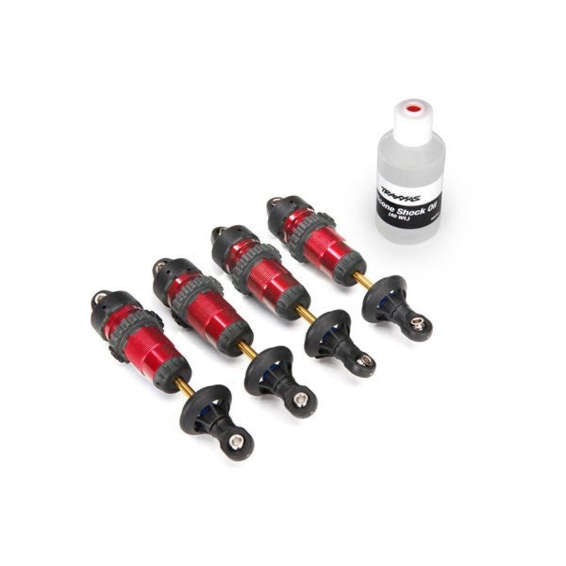 Traxxas 5460R – Shocks Gtr Aluminum Red-Anodized (Fully Assembled W/O