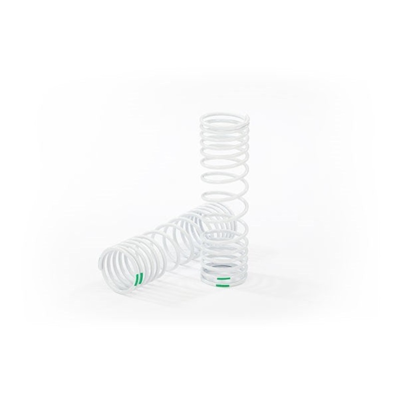 Traxxas 6866 – Springs Rear (Progressive -10% Rate Green) (2)
