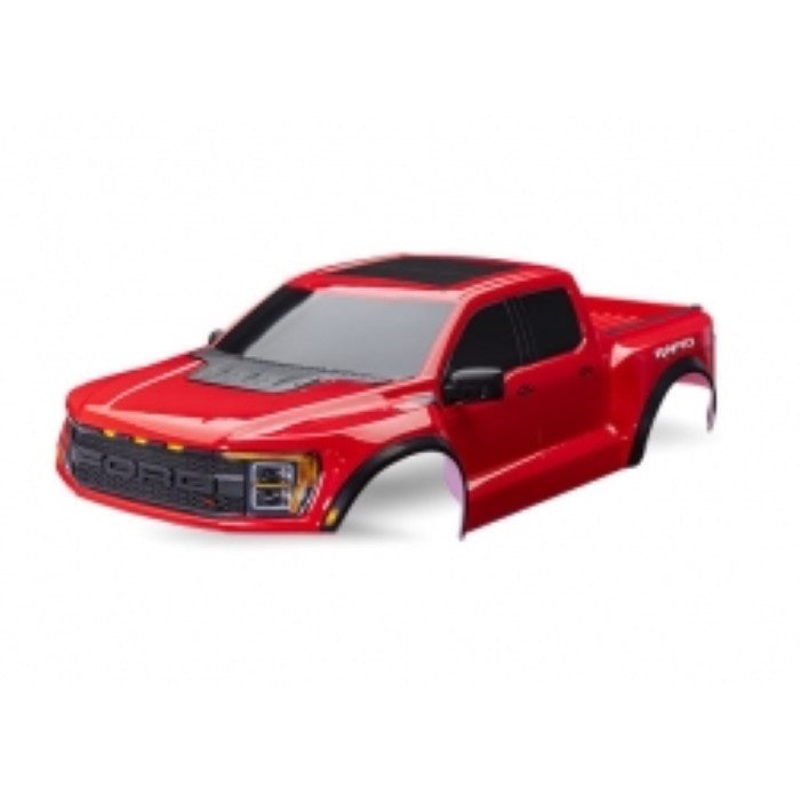 Traxxas 10112-RED BODY RAPTOR R RED COMPLETE