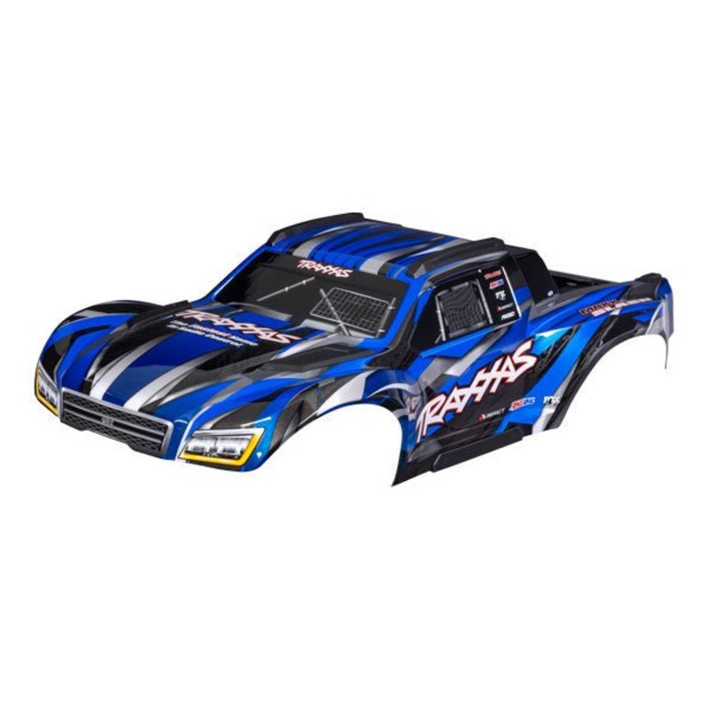 Traxxas 10211-BLUE Body Maxx Slash Blue W/Decals