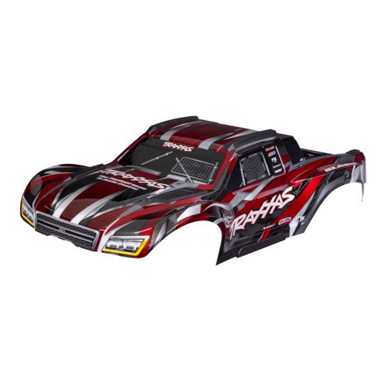 Traxxas 10211-RED Body Maxx Slash Red/Decals