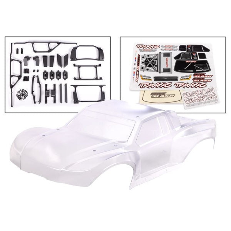 Traxxas 10211R Body Maxx Slash Clear HD