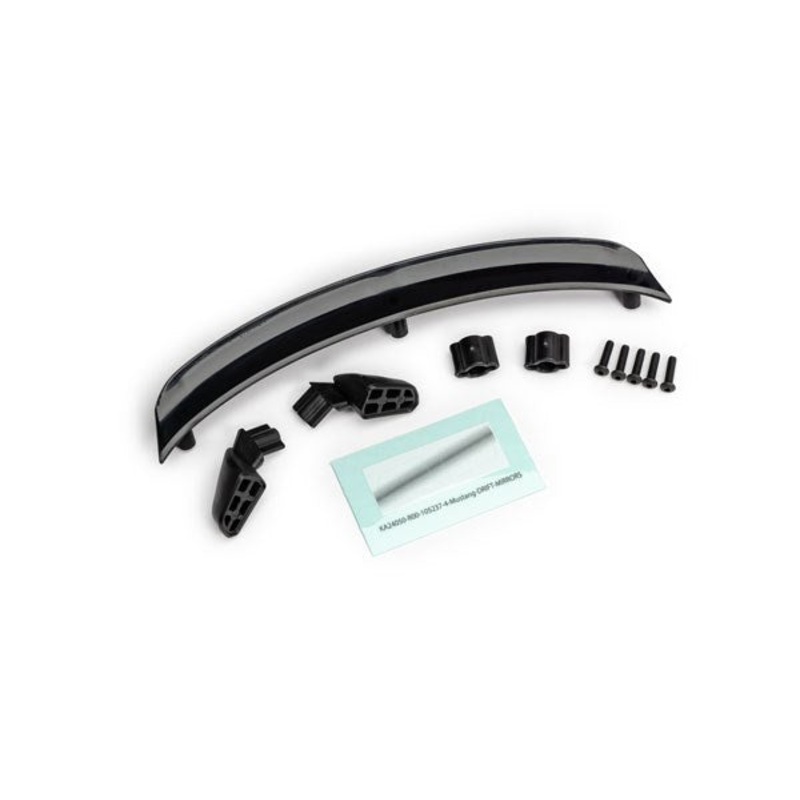 Traxxas 10512 Mirrors Side Black Left & Right with Retainers