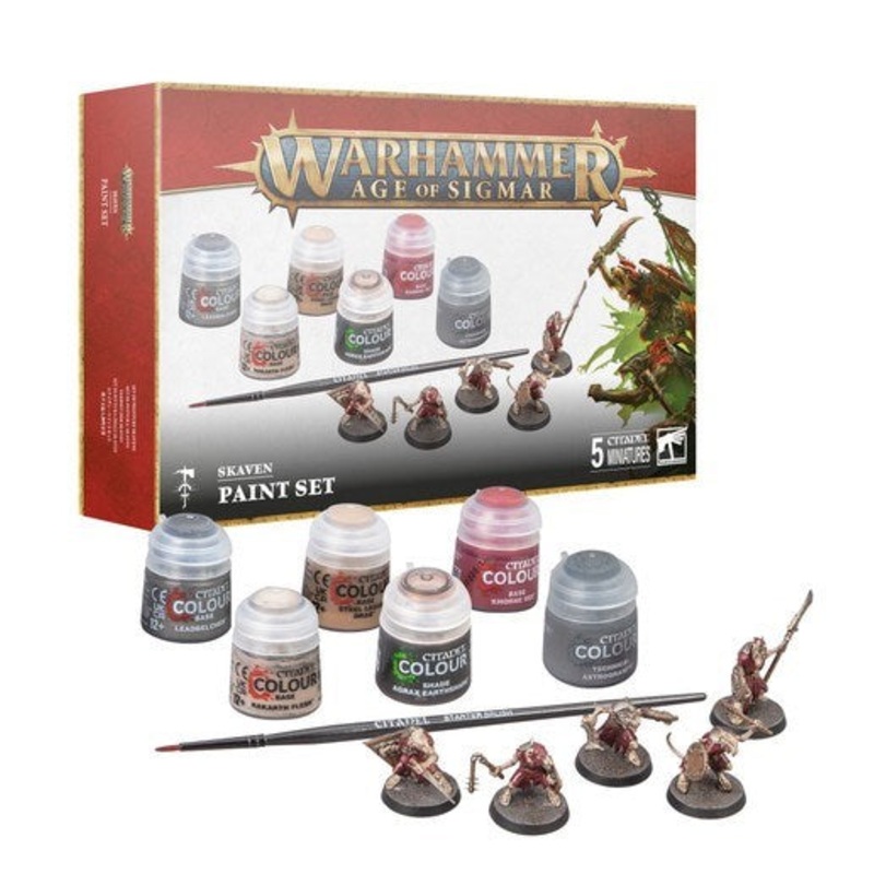 Warhammer Age of Sigmar 60-09  Skaven Paint Set
