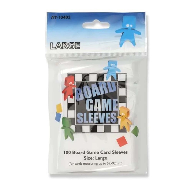 Dragon Shield AT-10402 Board Game Sleeves Clear Large