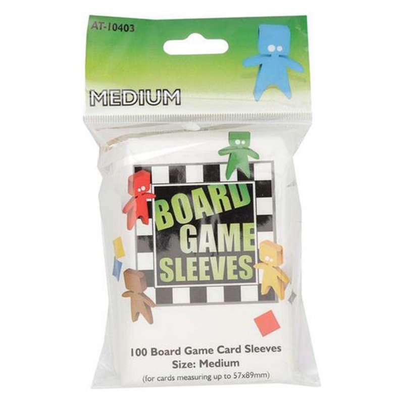 Dragon Shield AT-10403 Board Game Sleeves Clear Medium