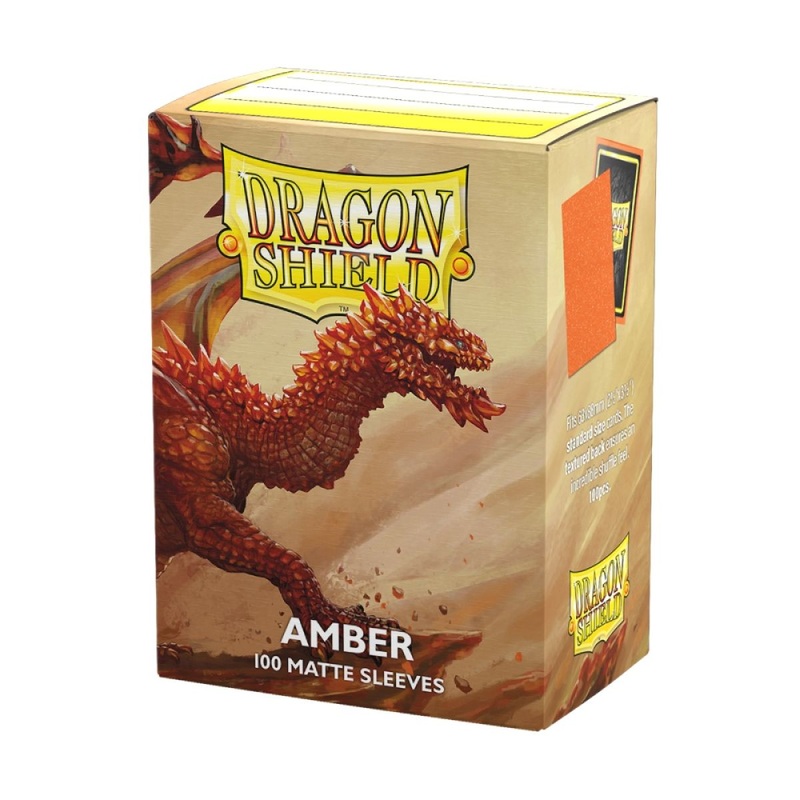 Dragon Shield AT-11059 Sleeves (100) Matte Amber