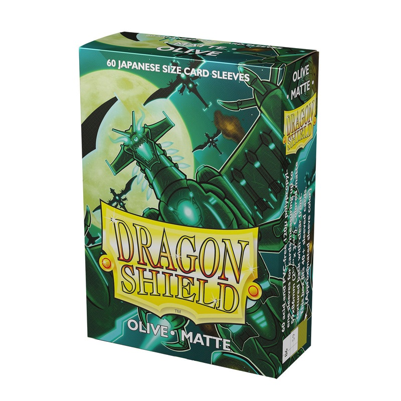 Dragon Shield AT-11140 JPN Sleeves (60) Olive Matte