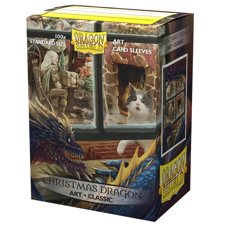 Dragon Shield AT-12023 Sleeves (100) Christmas Dragon Classic Art
