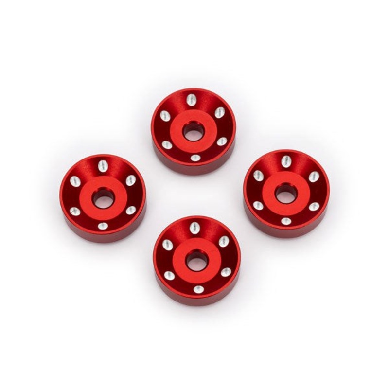 Traxxas 10257-RED Wheel Washers Alum Red