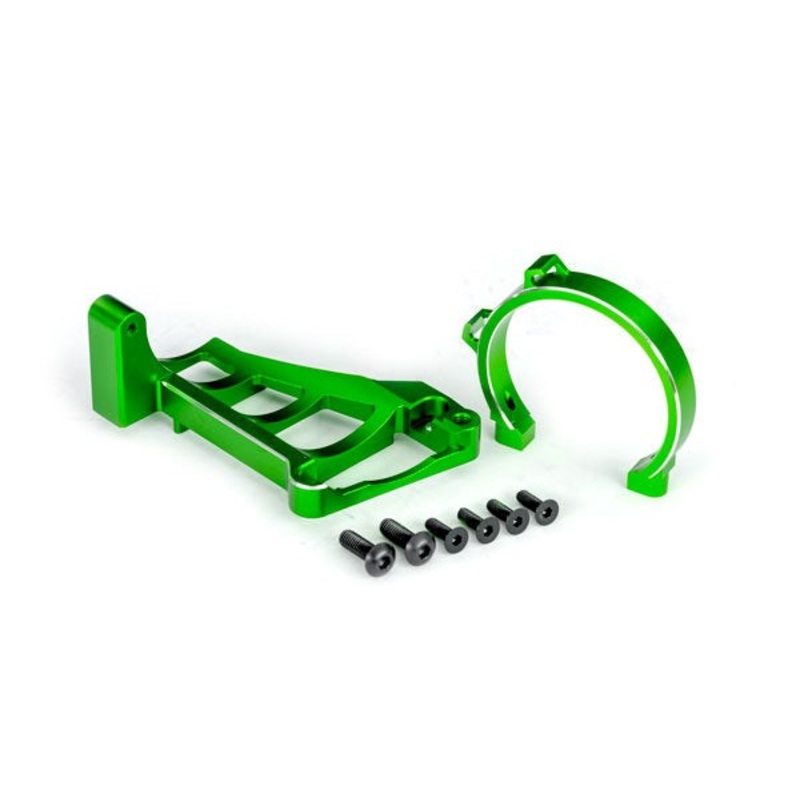 Traxxas 10262-GRN Motor Mounts Green Alum For 3483