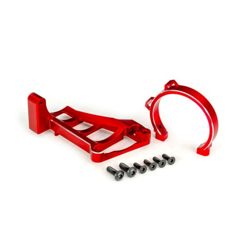 Traxxas 10262-RED Motor Mounts Red Alum For 3483
