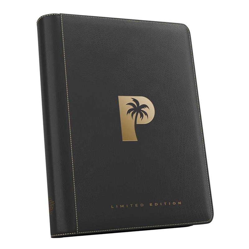 Palms Off LE24-09 Limited Ed. Mega Capacity 9 Pocket Binder Black and Gold (720 slot)