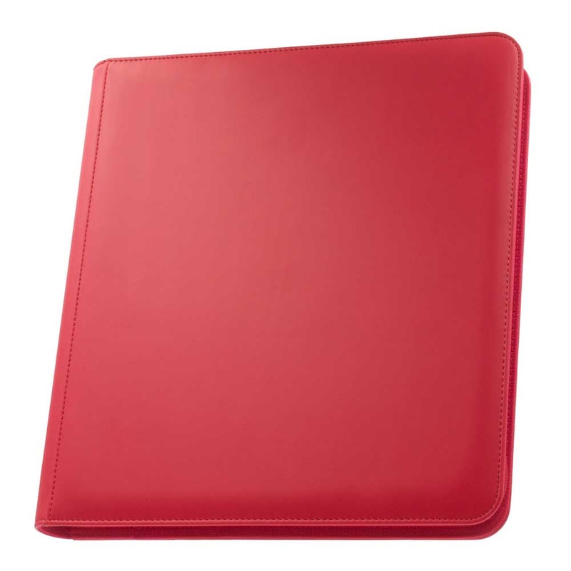 Palms Off STL-12-RED STEALTH 12 Pocket Zip Binder Red