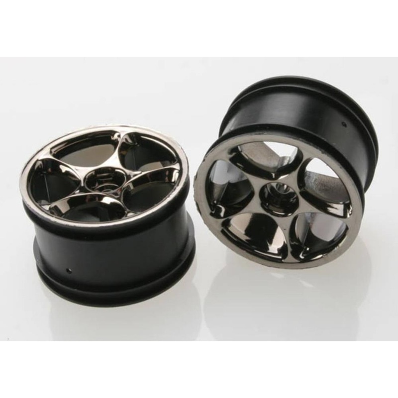 Traxxas 2472A – Wheels Tracer 2.2′ (Black Chrome) (2) (Bandit Rear)
