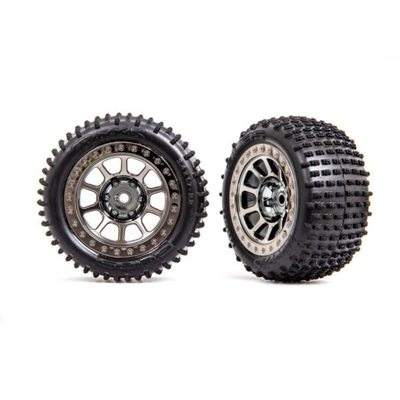 Traxxas 2470T T&W BLK CHRM 2.2/ALIAS REAR TIRE