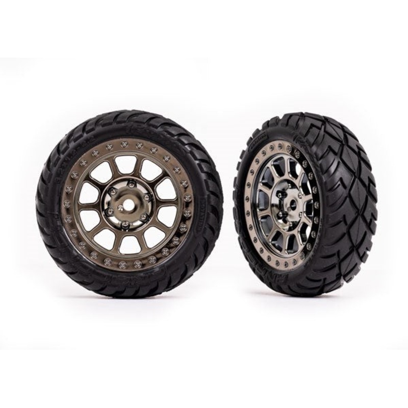 Traxxas 2479T T&W BLK CHRM 2.2/ANACONDA TIRE