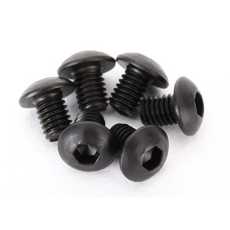 Traxxas 2515 – Screws 3X4Mm Button-Head Machine (Hex Drive) (6)