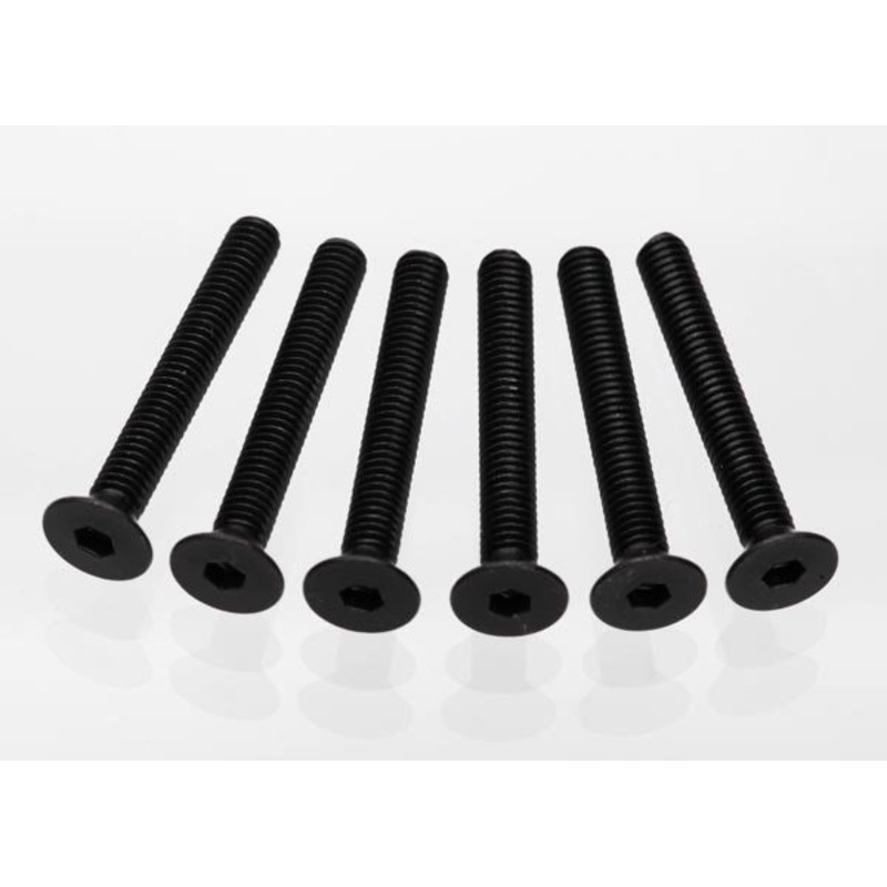 Traxxas 2533 – Screws 4x30mm countersunk machine (hex drive) (6)