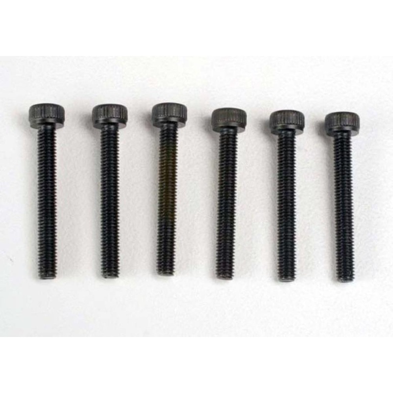 Traxxas 2556 – Header screws 3x23mm cap hex screws (6)